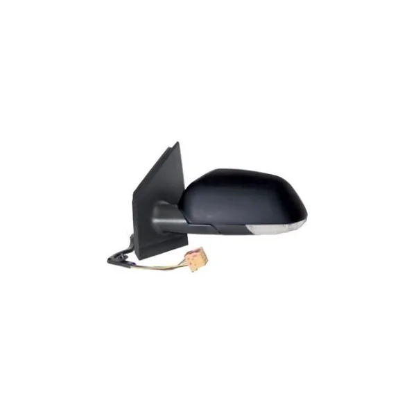 Rétroviseur gauche électrique pour VOLKSWAGEN POLO IV phase 2 2005-2009 dégivrant clignotant, noir