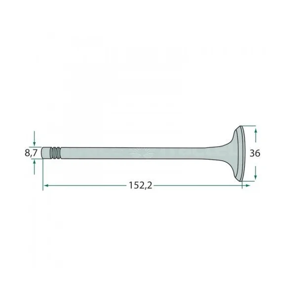 Soupape d'admission - McCormick et IHC - D 436, D 439, D 440