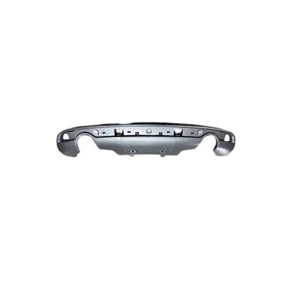 Spoiler pare-chocs arrière pour AUDI Q5 I ph. 2 2012-2016, avec échappement simple droite & gauche Mod. S-Line, argenté, Neuf