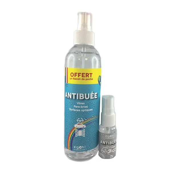 Spray anti-buée 250mL +15mL offerts - Zigoh!