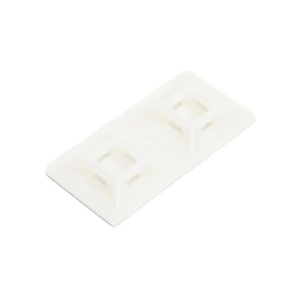 Support autocollants pour des attaches autobloquantes - 28x28 mm - 20 pièce
