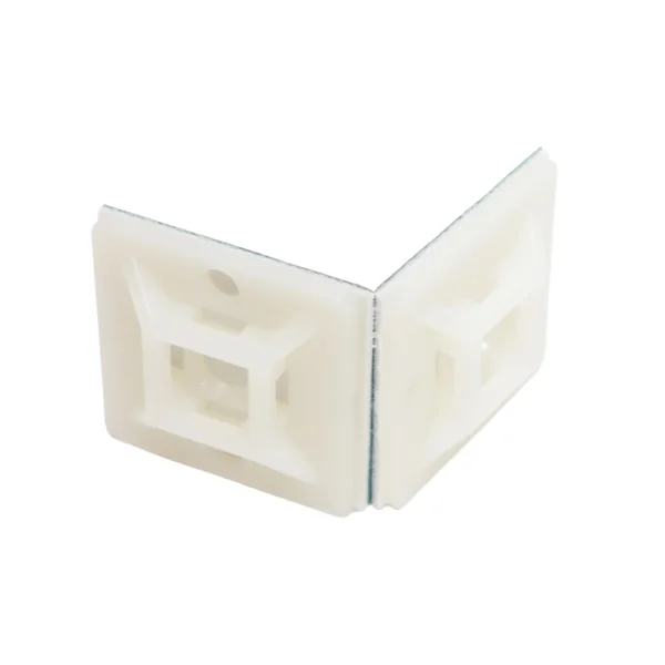 Support autocollants pour des attaches autobloquantes - 28x28 mm - 20 pièce