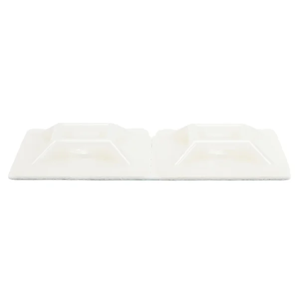 Support autocollants pour des attaches autobloquantes - 28x28 mm - 20 pièce