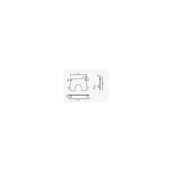 Support de montage Aspöck Flatpoint 2 – droit