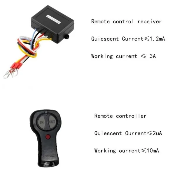 Télécommande sans fil Treuil 12V
